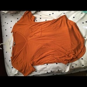 Burnt orange top from Charlotte Russe